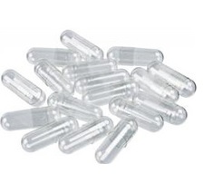 Capsules helder nr. 00 in dubbele PE zak