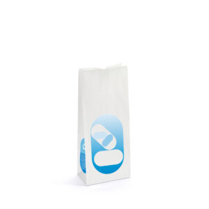 Zak papier blokbodem nr.1  80x50x220mm  met duimgat
60grs