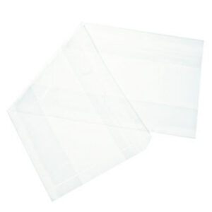 Zak plastic transp. 38x14x8cm  dikte 20 µm