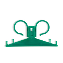 DCT urinezakhouder, groen kunststof, past op alle standaard urinezakken met 150 mm boringsafstand