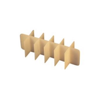 Plastic raster 2x6 voor ampullen vouwdoos, geschikt voor 5ml
