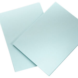 Receptpapier, A6 formaat, blauw papier, 80 grams, losse vellen