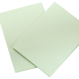 Receptpapier, A6 formaat, groen papier, 80 grams, losse vellen.