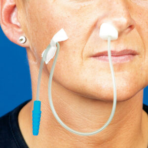 DCT zuurstofcatheter, 10 CH, 40 cm lang, met kompres aan het uiteinde.