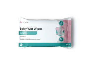 Babydoekjes sensitive 80 stuks LIVSANE