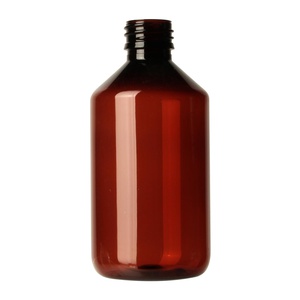 Medicijnfles PET bruin 300ml ongedopt 28mm