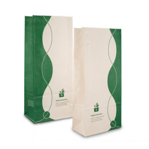 Duurzame blokbodemzakken van Paperwise papier 100x60x230mm