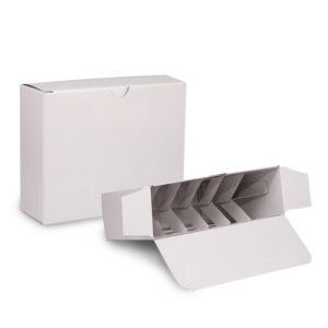 ampullen vouwdoos 110x37x89  2x6stuks 10ml met geïntegreerd raster