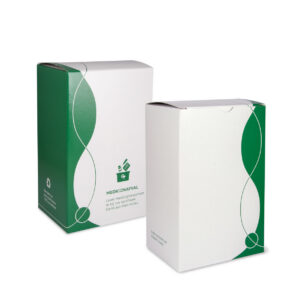 Vouwdozen Groen 200 poeders
Recycled karton