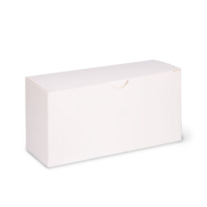 Vouwdoos blanco strip d van gerecycled karton
115x37x55mm 300grs GC1