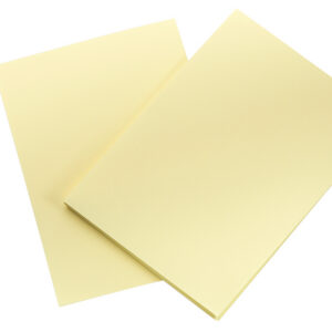 Receptpapier, A6 formaat, geel papier, 120 grams, losse vellen