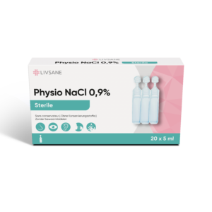 LIVSANE Physio zoutoplossing NaCl 0,9% 
20x 5ml oogdruppels
