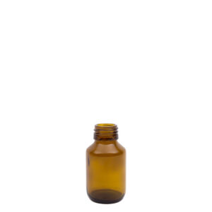 Medicijnfles bruin 60ml ongedopt