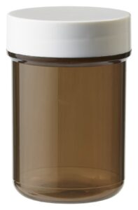 Tabletflacon PLASTOBEL bruin GEDOPT 35ml PS