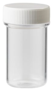 Tabletflacon PLASTOBEL transparant GEDOPT 20ml PS