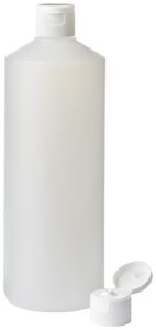 Fles HDPE naturel 1000ml met 28 mm schroefmonding, inclusief spuitdop.