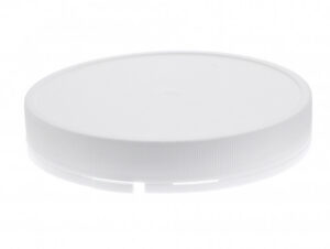 Schroef/garantiedeksel 91x20mm  HDPE wit