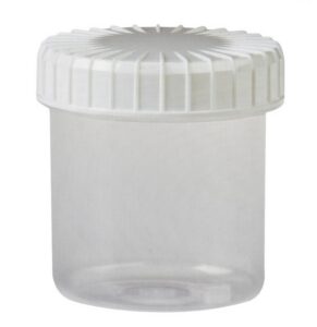 Tabletflacon OPTIPOT transparant PP 75ml inclusief PP schroefdeksel