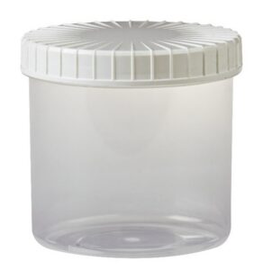 Tabletflacon OPTIPOT transparant GEDOPT 375ml PP