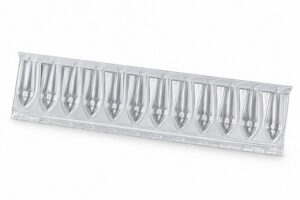 Zetpillenstrip twee zijden transparant 2,3ml, 12 vormen op strip