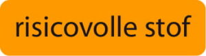 Strooketiket risicovolle stof 750 p. rol formaat 12 x 44 mm
