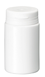 Vita pot HDPE wit  50ml