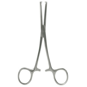 Kocher arterieklem, recht, RVS, 14,5 cm lang