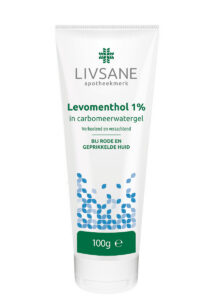 Levomenthol 1% carbomeerwatergel 1% 100g LIVSANE