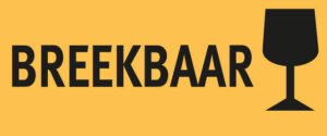 Strooketiket BREEKBAAR 1.000 p. rol formaat 35 x 70 mm
