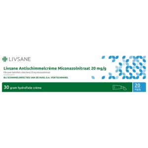Miconazolnitraat 20mg/g crème 30 gram